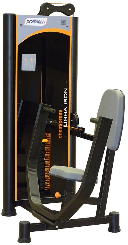Supino Vertical Máquina Chest Press Class - Hornet Fitness