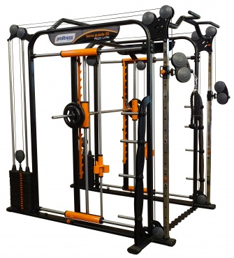 Barra Guiada 2D com Crossover Funcional. PROFITNESS® Equipamentos